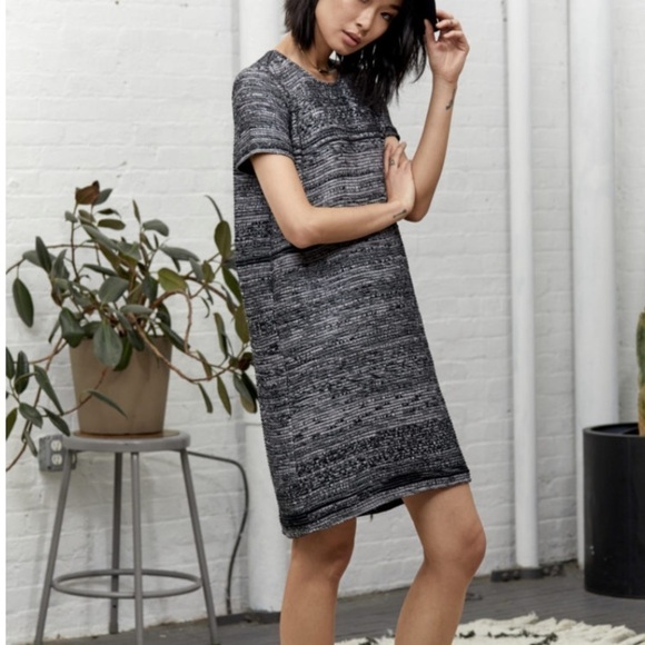 Laura Siegel Recycled Organic Cotton Saree Shortsleeved Mini Shift Dress M - Picture 11 of 11